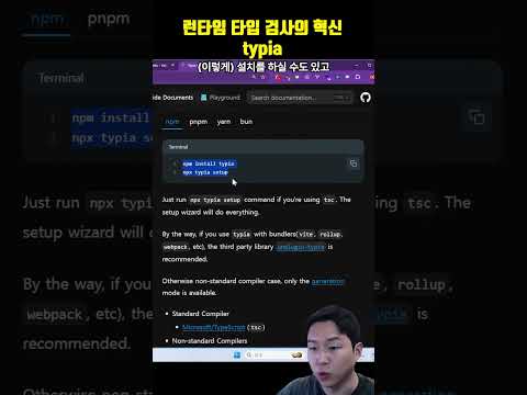 typia - 런타임 타입 검사의 혁신