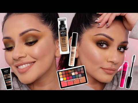 WATCH ME PAINT MY FACE WITH A FULL FACE OF NYX MAKEUP | KAUSHAL BEAUTY