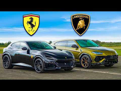 Ultimate Supercar Showdown: Lamborghini Urus vs. Ferrari Pur Sangue