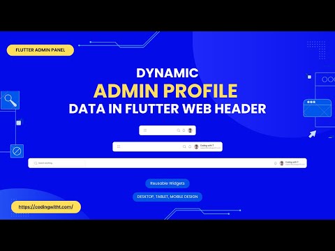 Flutter Admin Panel | Dynamic Header with User Authentication & Role Management