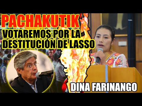 DINA FARINANGO: Votaremos por la Destitución de Lasso - Pachakutik