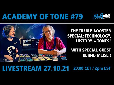 Academy Of Tone #79: treble boosters with Bernd Meiser – history, technology and iconic guitar tones