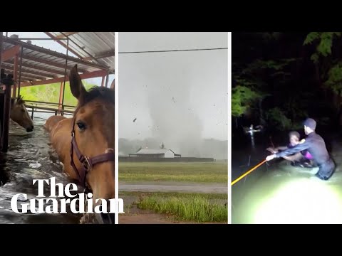 Fierce storms trigger flash floods and tornadoes in parts of US