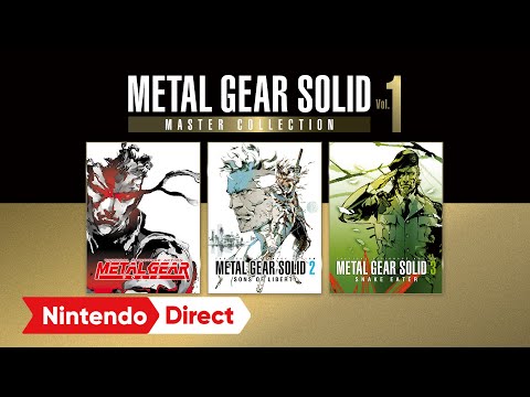 Metal Gear Solid: Master Collection Vol. 1 launches October 24th (Nintendo Switch)