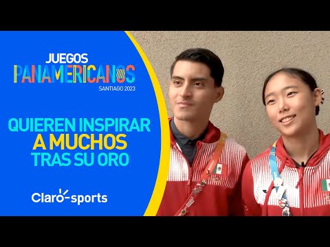 Cecilia Lee y William Arroyo quieren inspirar a muchos mexicanos tras su oro en Santiago 2023