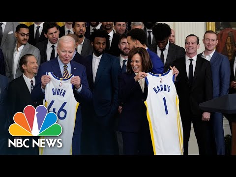 Biden welcomes Golden State Warriors to celebrate 2022 NBA championship