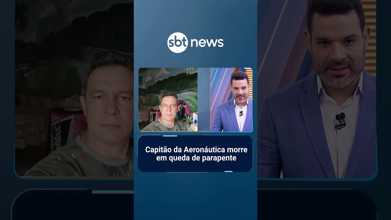 Capitão da Aeronáutica morre em queda de parapente em Goiás | #SBTManhã