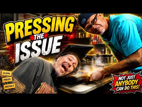 I Went to a Comic Book Presser’s Lair!
