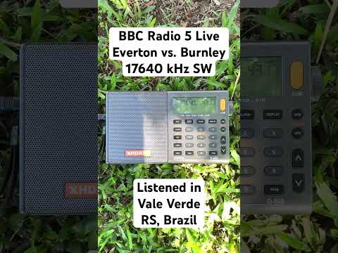 Listening to BBC Radio 5 Live in Brazil with a shortwave radio receiver