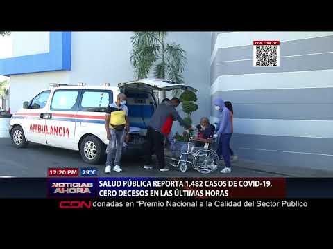 Salud Pública reporta 1,482 casos nuevos de COVID-19 en RD
