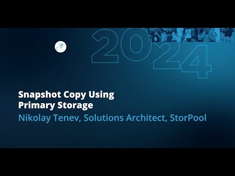 Snapshot Copy Using Primary Storage | Nikolay Tenev