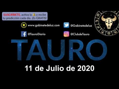 Horóscopo Diario - Tauro - 11 de Julio de 2020