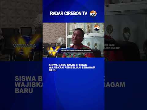 Siswa Baru SMAN 9 Tidak Wajibkan Pembelian Seragam Baru