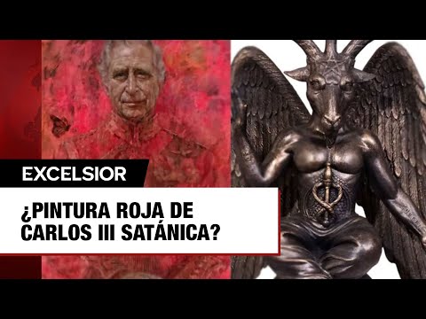 ¿Pintura roja de Carlos III sata?nica?