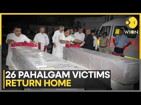 Condolences Pour In As Pahalgam Terror Attack Victims Return Home In Coffins | WION