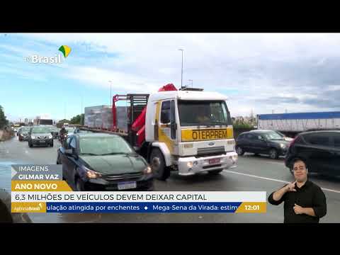 SP | Ano novo: 6,3 milhões de veículos devem deixar a capital paulista