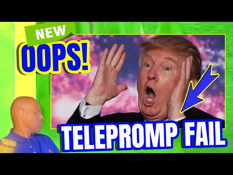 HA HA TRUMPS TELEPROMP FAILS - Wisconsin rally MELTDOWN