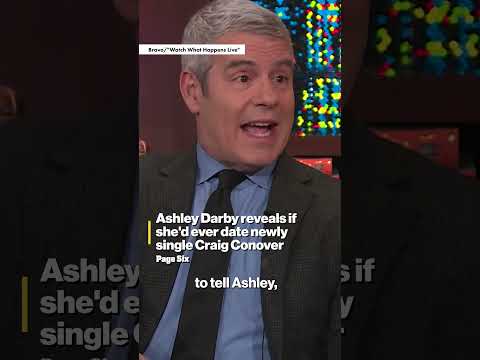 Ashley Darby reveals if she'd ever date newly single Craig Conover #shorts