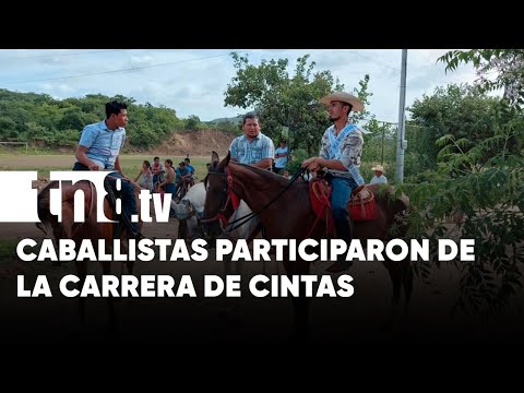 Realizan tradicionales carreras de cinta en Somoto - Nicaragua
