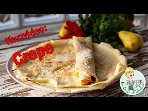 Kurzvideo: Hauchdünne Crepes mit dem Thermomix in der Olav-Pfanne gebacken