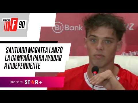 SANTIAGO MARATEA LANZÓ LA COLECTA PARA AYUDAR ECONÓMICAMENTE A #INDEPENDIENTE