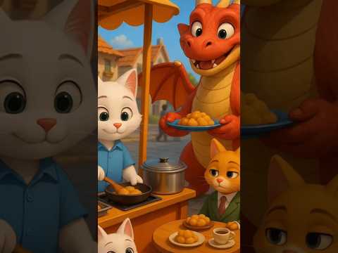 fun together#cat #cats #catlovers #dragon #cute #funny #viral #animation #shorts #short #ai #youtube