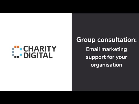 Group Consultation: Email marketing support for your organisation