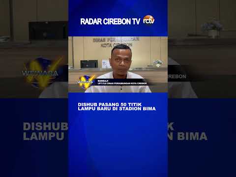 Dishub Pasang 50 Titik Lampu Baru di Stadion Bima