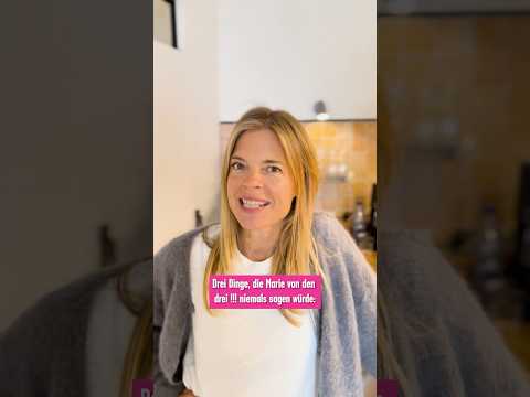 Drei Dinge, die Marie von "Die drei !!!" niemals sagen würde. Was fällt dir noch ein? 😁 #Hörspiel