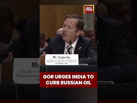 Gor urges India to curb Russian oil | #donaldtrump #usindiarelations #moditrump #moditrumpmeet
