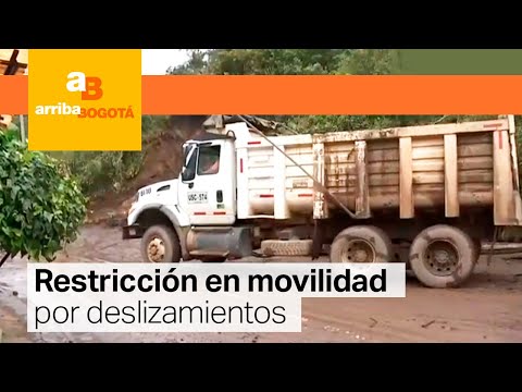 Deslizamientos causan afectaciones a viajeros en 8 municipios de Cundinamarca | CityTv