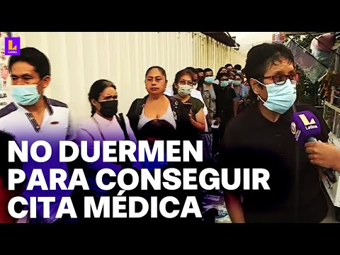 San Martín de Porres: 500 personas se amanecen para poder sacar cita médica
