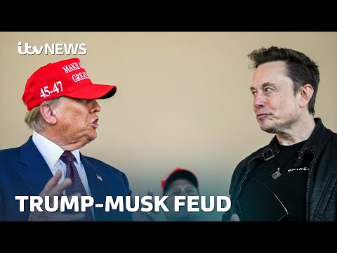 Trump threatens to cut Musk’s government contracts as public feud escalates | ITV News