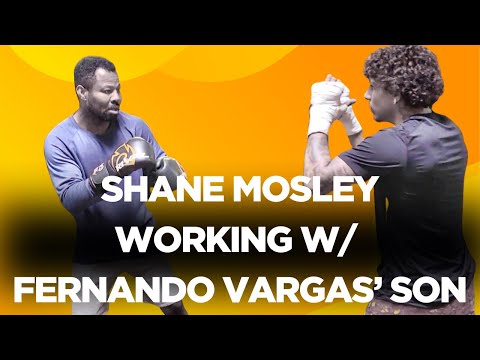 Legendary Shane Mosley gives Fernando Vargas’ kid some tips