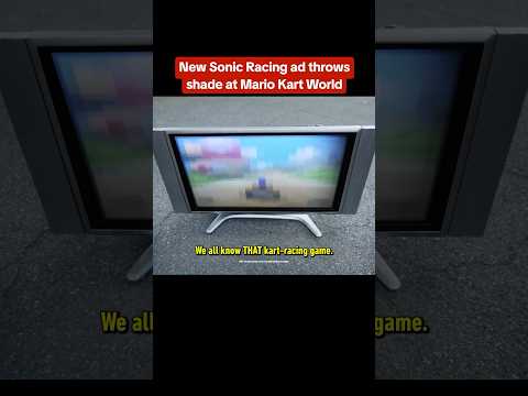 "SEGA does what Nintendon't" ... Sonic Racing is throwing shade at Mario Kart World! #sonic #racing