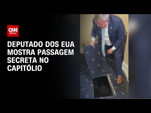 ​Deputado dos EUA revela passagem secreta no Capitólio | BASTIDORES CNN