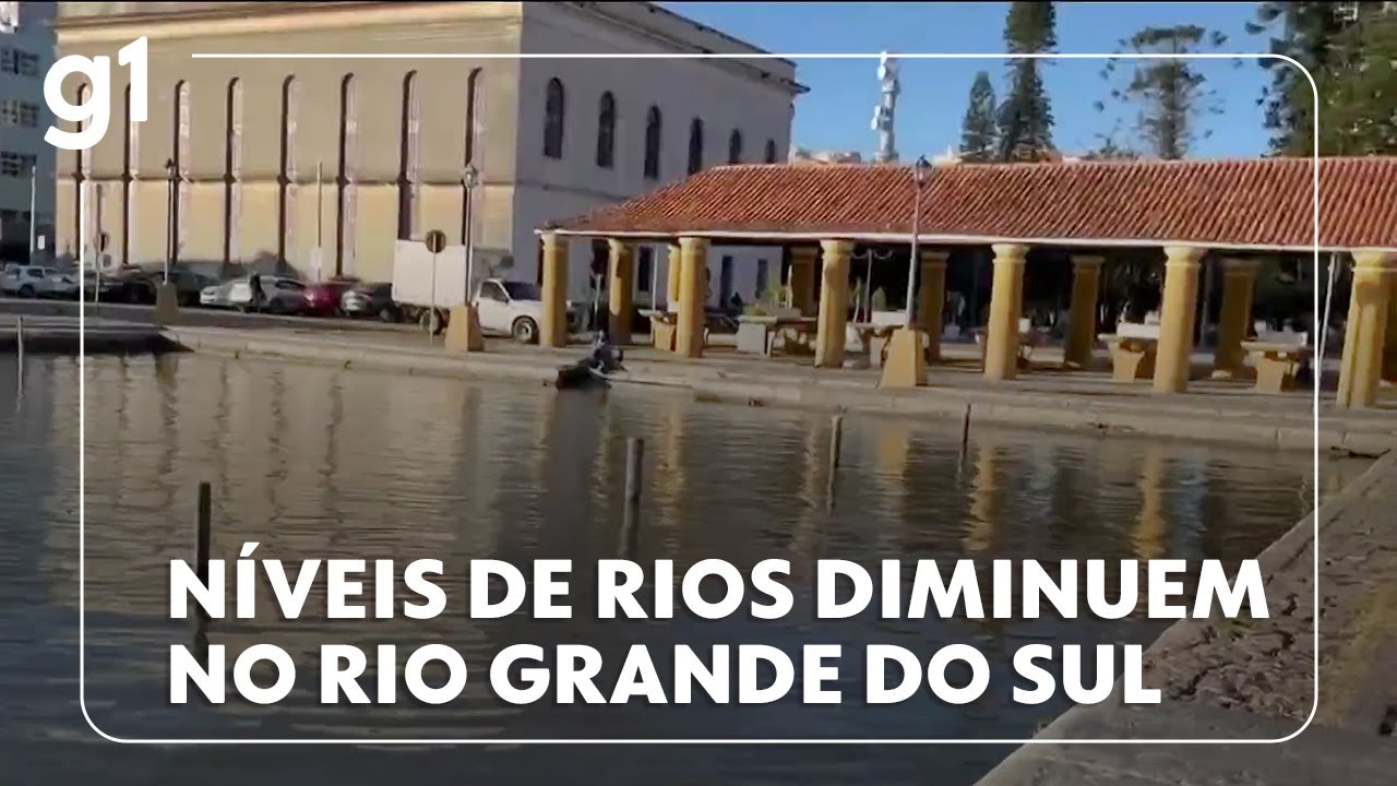 Níveis de rios diminuem no Rio Grande do Sul