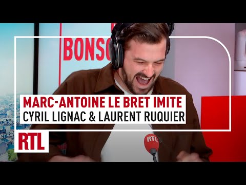 Marc-Antoine Le Bret imite Cyril Lignac, Laurent Ruquier, Nagui et Jean-Luc Reichmann