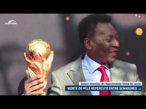 Morte de Pelé repercute entre senadores Morte de Pelé repercute entre senadores