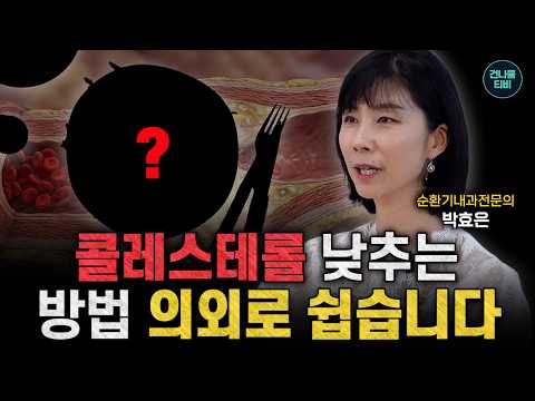 순서가 틀렸어요! 고지혈증 있을 때 콜레스테롤 낮추는 방법 의외로 쉽습니다ㅣ순환기내과전문의 박효은