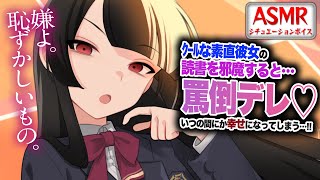 【ドS/罵倒】クールな彼女の読書を邪魔したら…罵倒デレを受けて幸せになってしまう…！！【男性向けシチュエーションボイス】CV:わいみ
