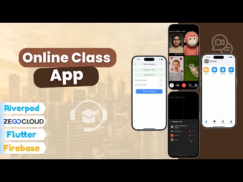 Complete Flutter App Using Flutter Firebase Riverpod & ZegoCloud - Online Class App