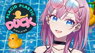 【雑談】みんなでプールいくよ～【Placid Plastic Duck Simulator / 天瀬モモ / Vtuber】