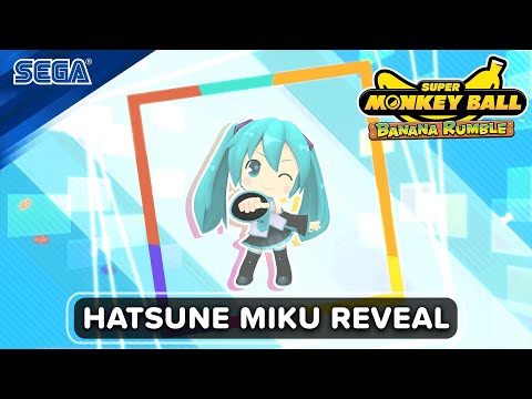 Super Monkey Ball Banana Rumble - Hatsune Miku Reveal Trailer