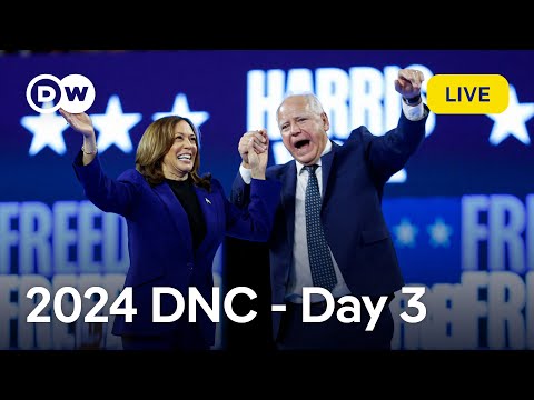 Live: Democratic National Convention 2024 Day 3 | DW News