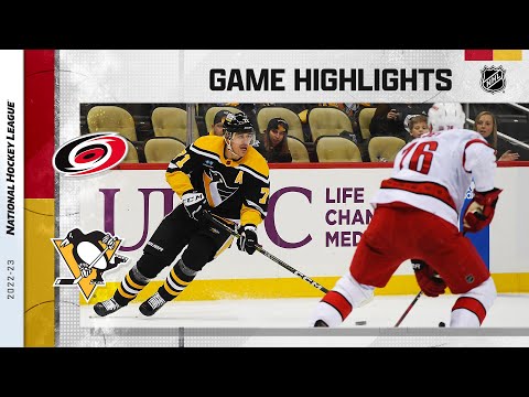 Hurricanes @ Penguins 11/29 | NHL Highlights 2022