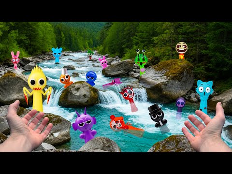 I Found ALL SPRUNKI Hiding in This Forest Stream... What Happened Next Will Shock You! 😱🌲