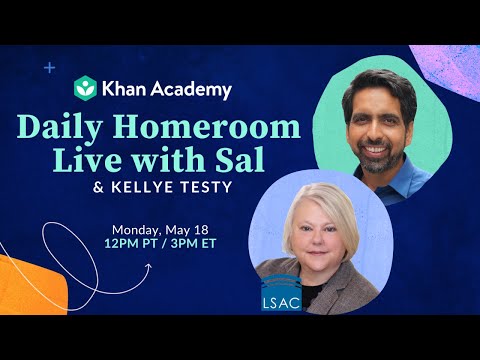 Daily Homeroom Live with Sal: Monday, May 18