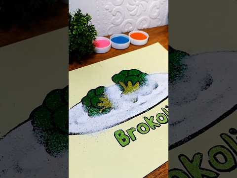 Gara -Gara Sayuran//Mewarnai Gambar Dengan Pasir Sambil Bercerita #ceritabergambar