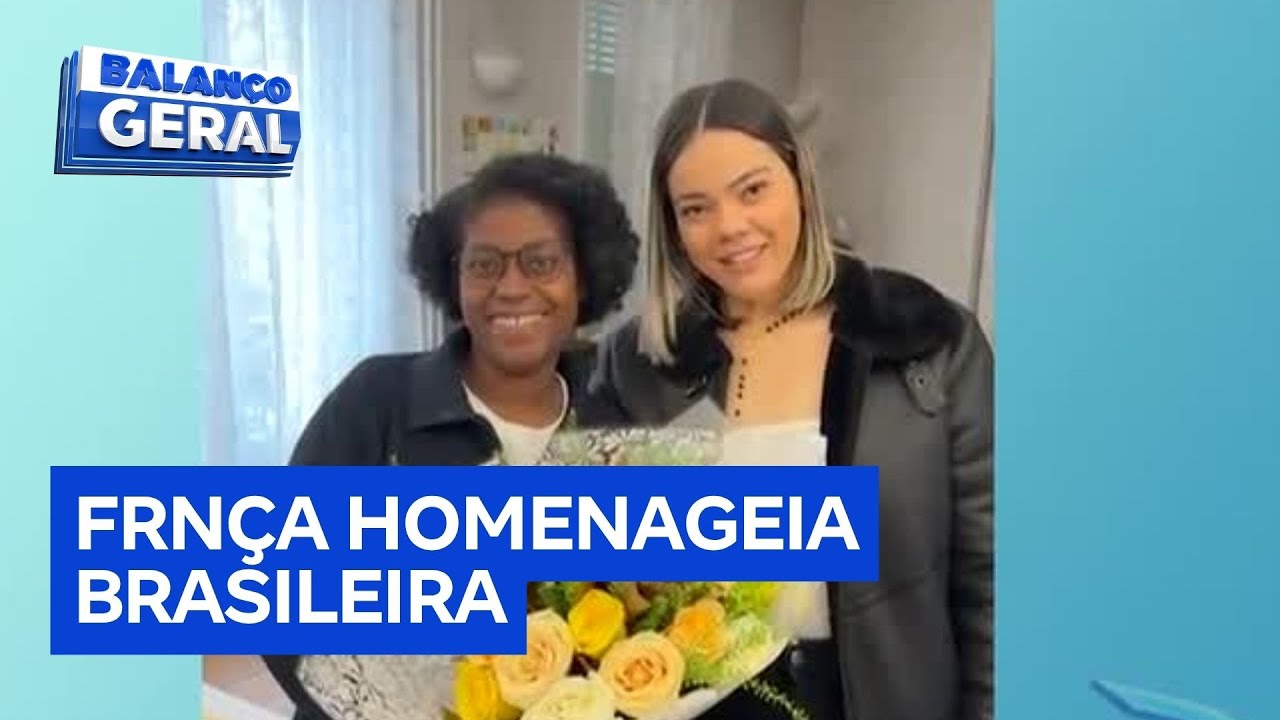 Governo francês vai homenagear mulher que salvou brasileira de criminoso no metrô de Paris  TV Online Governo francês vai homenagear mulher que salvou brasileira de criminoso no metrô de Paris